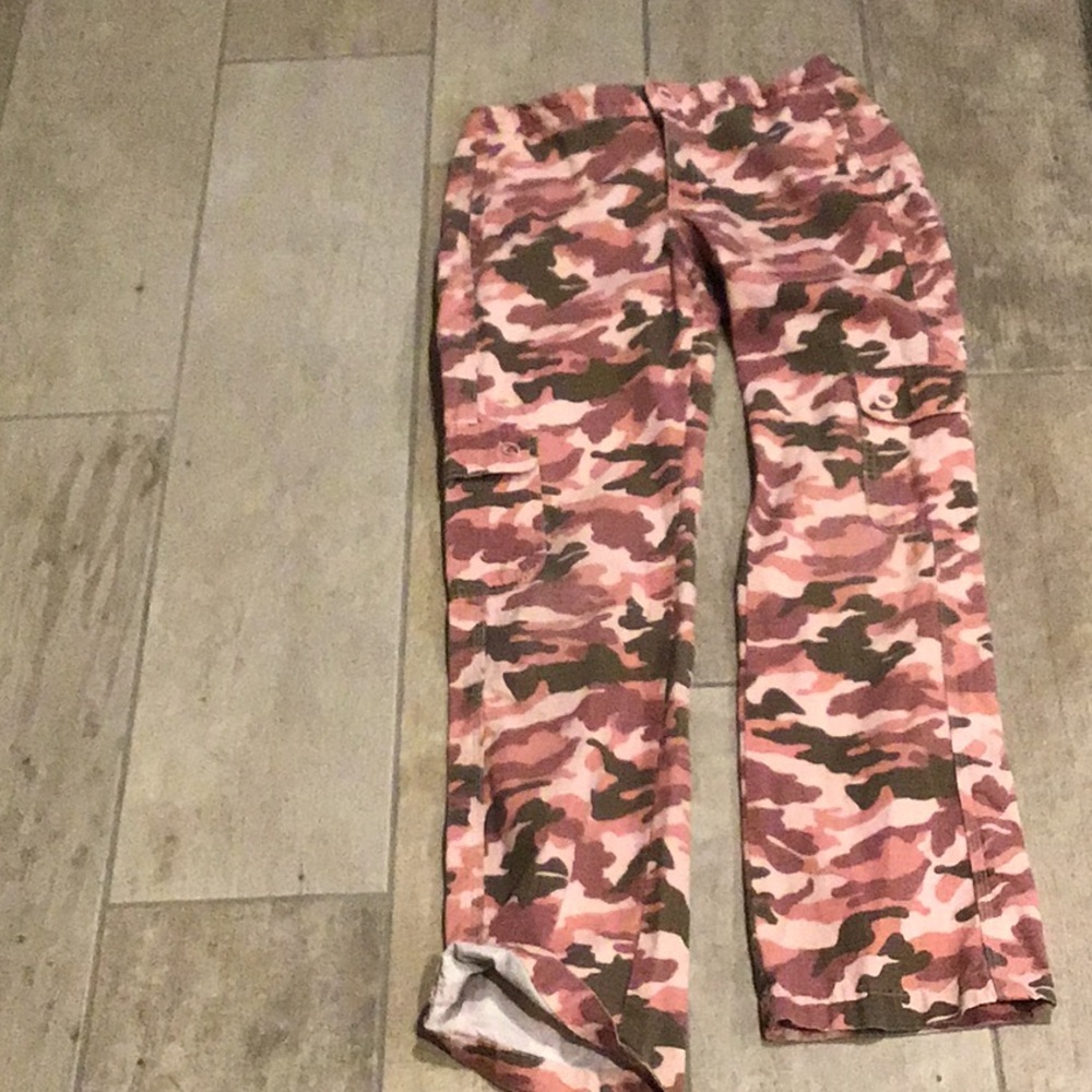 Camouflage cargo pants